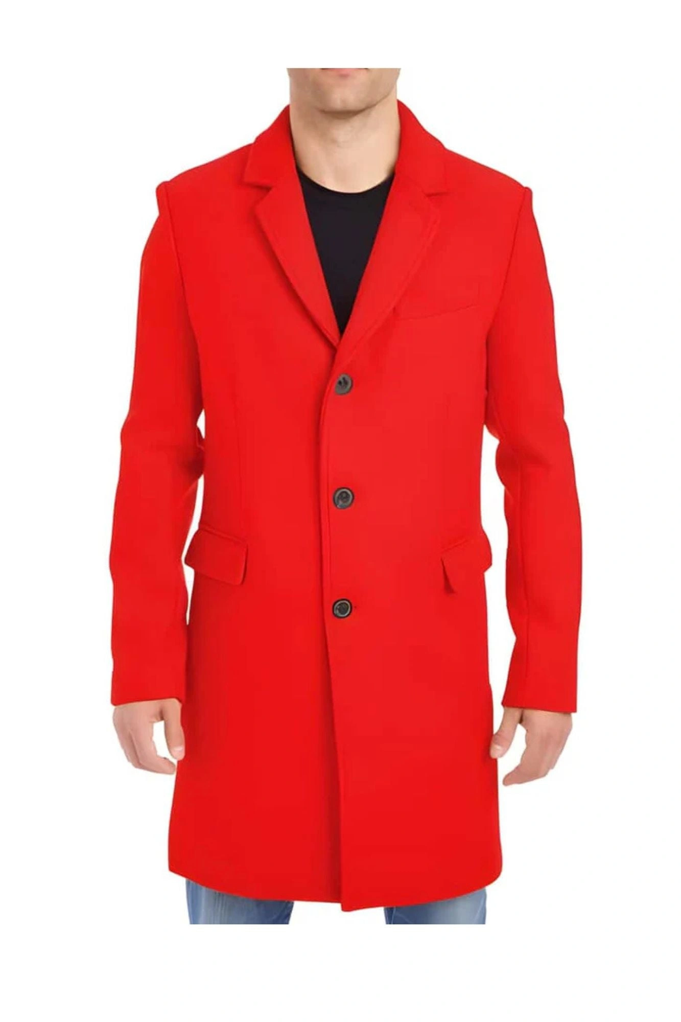 Cappotto Uomo Rosso Lana: Eleganza Invernale, Stile Iconico, Comfort Assoluto.